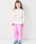 tシャツ 「綿100%」ガールズ ハート 総柄...の詳細画像3