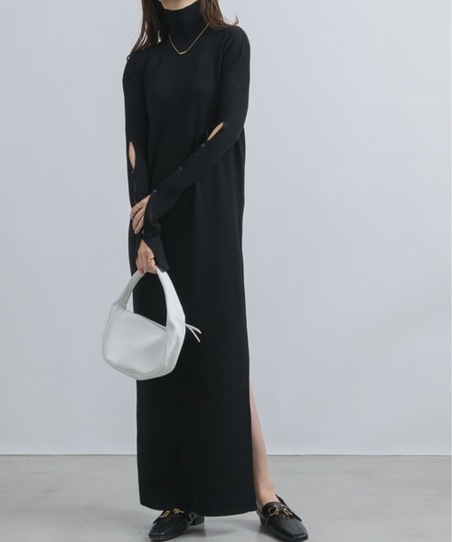 NEUNA 「NEUNA」 ニットワンピース SMALL ブラック レディース