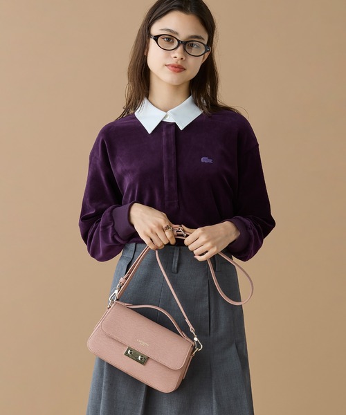 LACOSTE（ラコステ） ハンドバッグ シャンゼリゼ レザーショルダー