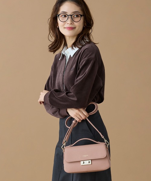 LACOSTE（ラコステ） ハンドバッグ シャンゼリゼ レザーショルダー