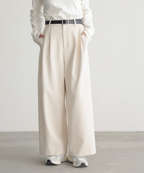 for/c（フォーシー） ワイドパンツ パンツ 「低身長/高身長向けサイズ