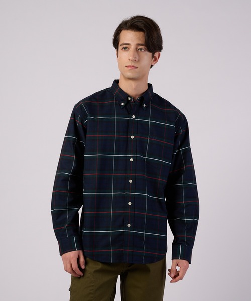 Eddie Bauer（エディーバウアー） シャツ オックス ストライプ