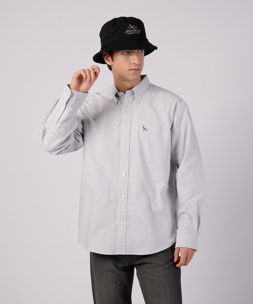 Eddie Bauer（エディーバウアー） シャツ オックス ストライプ