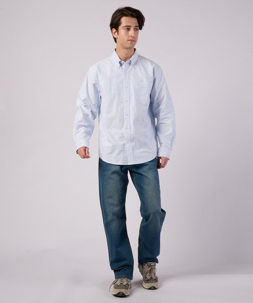 Eddie Bauer（エディーバウアー） シャツ オックス ストライプ