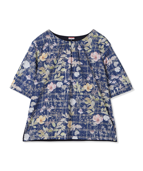 「Petit Honfleur」 半袖ブラウス L ピンク レディース_画像4