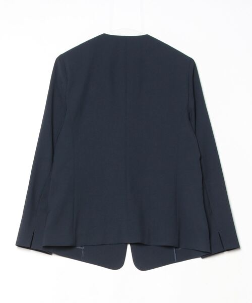 UNTITLED（アンタイトル） ノーカラージャケット 03 ネイビー