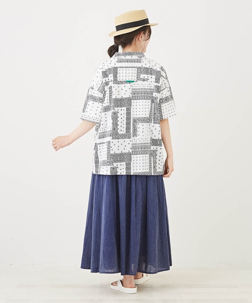 「CUBE SUGAR」 半袖シャツ M レッド レディース_画像5