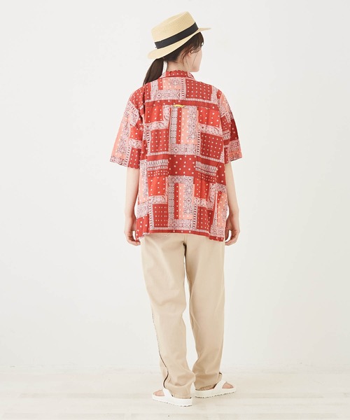 「CUBE SUGAR」 半袖シャツ M レッド レディース_画像9