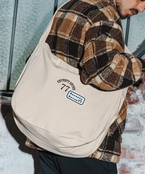 バッグ NEWS seventy seven ショルダーバッグ mko13169-embroidery newspaper bag