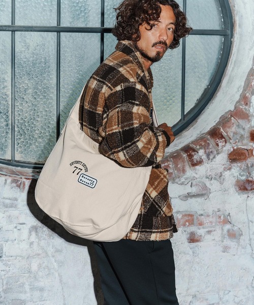 ショルダーバッグ newspaper bag made in usa seventy seven ショルダーバッグ mko13169-embroidery newspaper bag