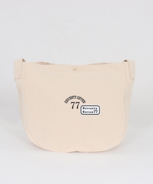 seventy seven ショルダーバッグ mko13169-embroidery newspaper bag