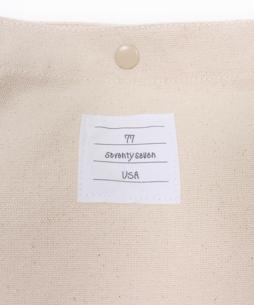 seventy seven ショルダーバッグ mko13169-embroidery newspaper bag