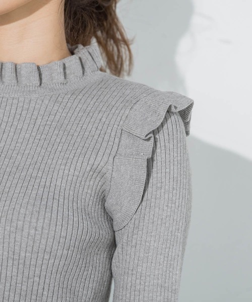 「QUEENS COURT」 長袖ニット M ブラック レディース_画像6