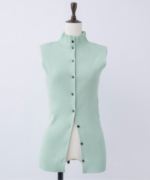 「musubore」 ノースリーブニット FREE ブラック レディース_画像2