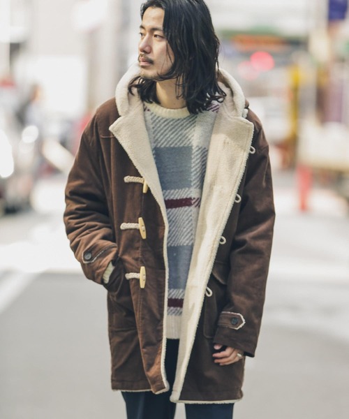 URBAN RESEARCH Sonny Label ダッフルコート MEDIUM インディゴブルー