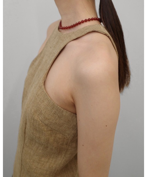 TODAYFUL タンクトップ ノースリーブ Linen Americansleeve Tops