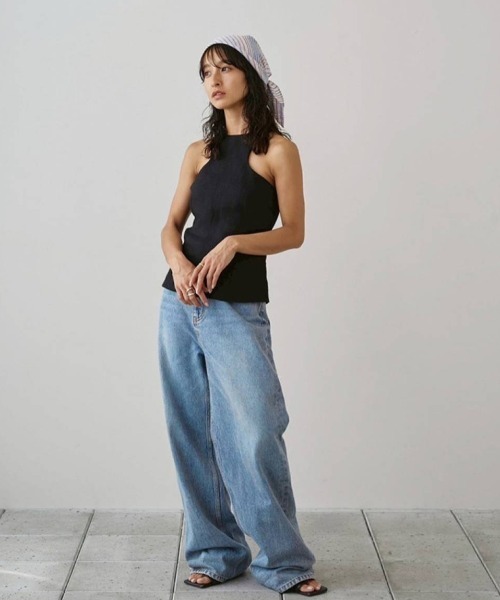 TODAYFUL タンクトップ ノースリーブ Linen Americansleeve Tops