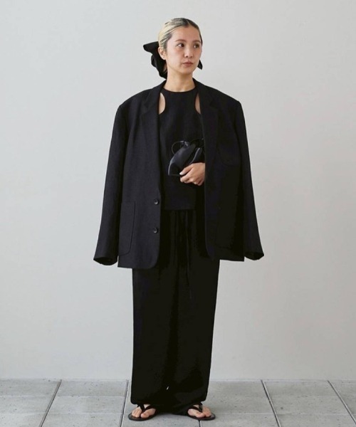 TODAYFUL タンクトップ ノースリーブ Linen Americansleeve Tops