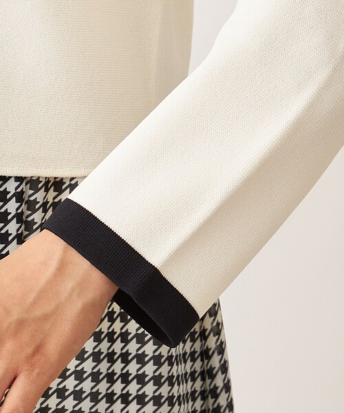 TO BE CHIC（トゥー ビー シック） カーディガン バイカラー ショート