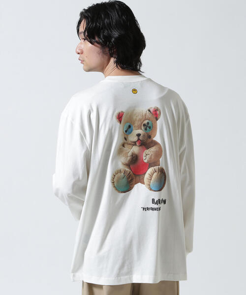 BARROW（バロー） tシャツ Barrow/バロー/JAPAN LIMITED BEAR LONG T 