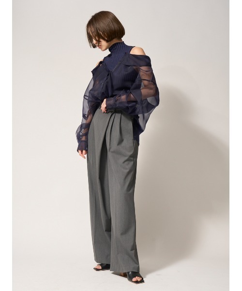 FRAY I.D（フレイ・アイディー） 長袖ブラウス FREE ベージュ