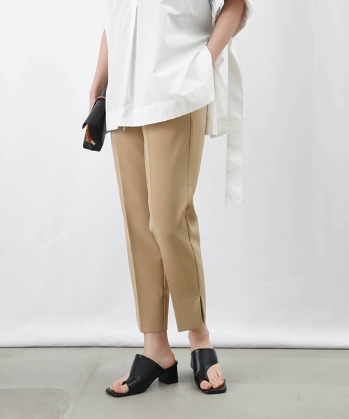 「LUCA/LADY LUCK LUCA」 イージーパンツ 38 ベージュ レディース_画像2