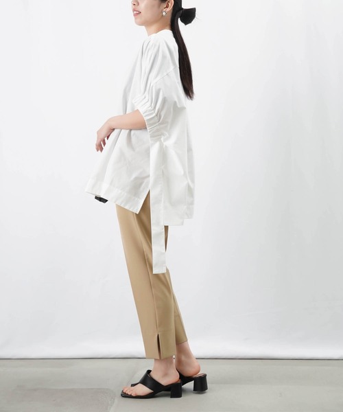 「LUCA/LADY LUCK LUCA」 イージーパンツ 38 ベージュ レディース_画像7