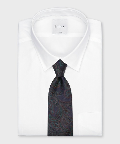 Paul Smith 長袖シャツ ネクタイセット Paul Smith（ポール・スミス） ネクタイ クラシックペイズリー タイ