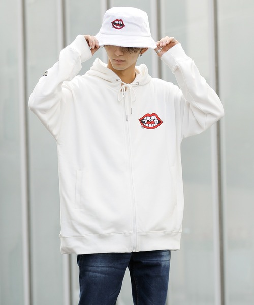 「ADMIX/ATELIER SAB MEN」 ジップアップパーカー 52 ブラック メンズ_画像4