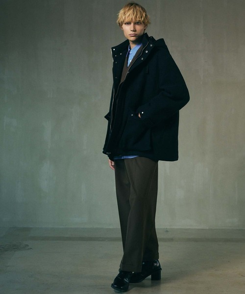 メゾンスペシャル ブルゾン ブラック MAISON SPECIAL（メゾンスペシャル） ブルゾン 1 ダークブラック