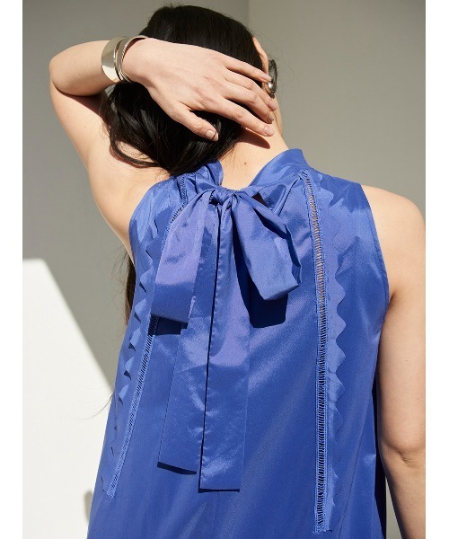 「FRAY I.D」 ノースリーブワンピース 0 ベージュ レディース_画像6