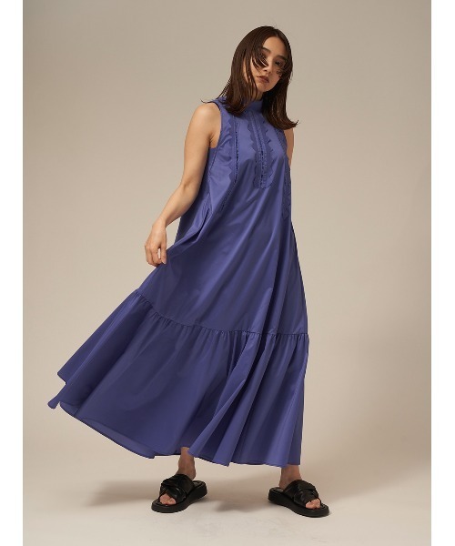 「FRAY I.D」 ノースリーブワンピース 0 ベージュ レディース_画像7