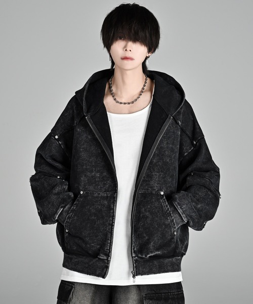 ADRER（アドラー） ジップアップパーカー X-SMALL ブラック メンズ