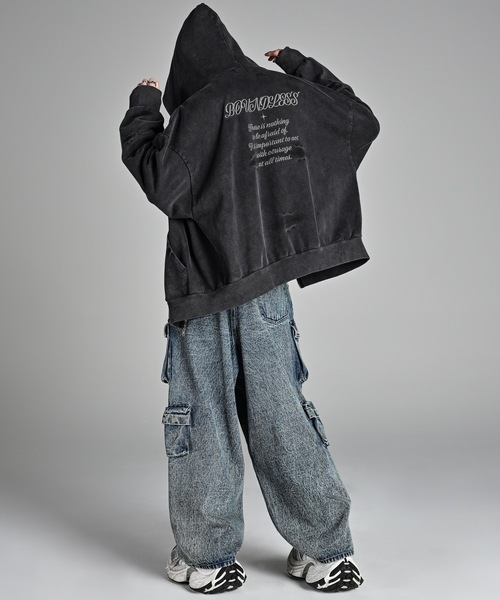 「ADRER」 ジップアップパーカー X-SMALL ブラック メンズ_画像5