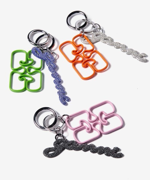 GANNI（ガニー） キーケース GANNI Ganni Strass Signature Keyring