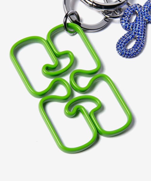 GANNI（ガニー） キーケース GANNI Ganni Strass Signature Keyring