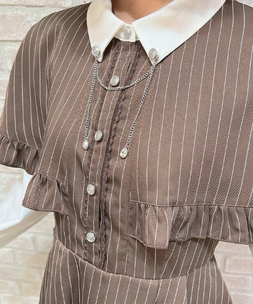 axes femme POETIQUE ワンピース ケープドッキングセットアップ