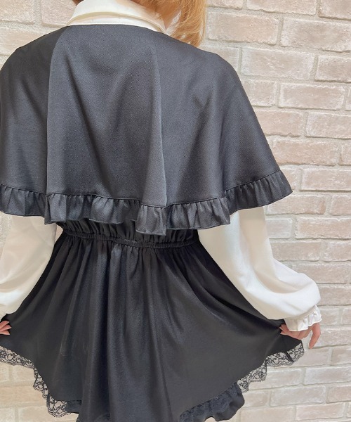 axes femme POETIQUE ワンピース ケープドッキングセットアップ