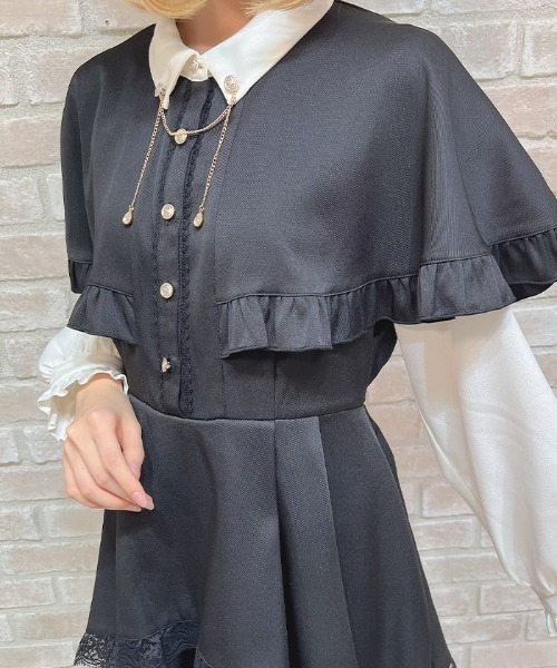 Aya♡ケープとドレスセット 140・120 鏡のエンブロイダリーケープセット」のご紹介♪ |