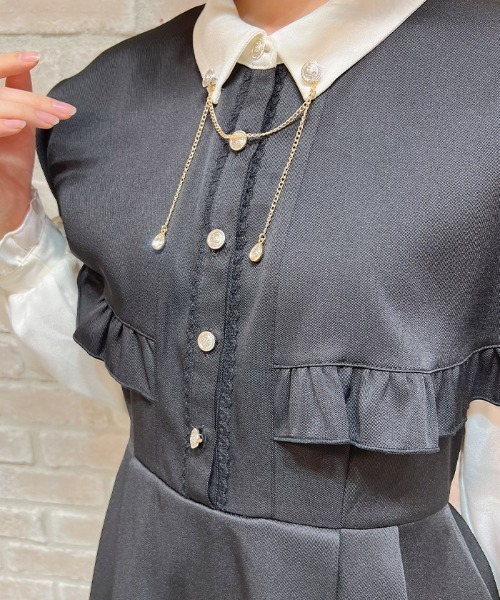 axes femme POETIQUE ワンピース ケープドッキングセットアップ