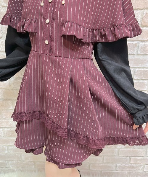 axes femme POETIQUE ワンピース ケープドッキングセットアップ