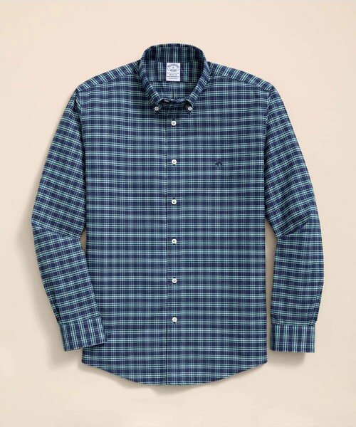 シャツ ストレッチオックスフォード　GFロゴ　シーズナルパターン　カジュアルシャツ　Regular Fit メンズの画像