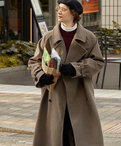 EMMA CLOTHES（エマクローズ） トレンチコート L ベージュ メンズ
