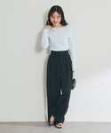 ワイドパンツ スラックス パンツ 「今すぐお届...の詳細画像4