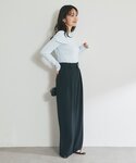 ワイドパンツ スラックス パンツ 「今すぐお届...の詳細画像5