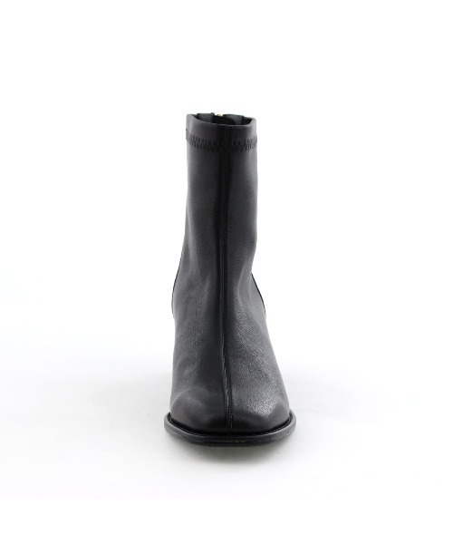 「HIMIKO」 ショートブーツ 25.5cm グレー レディース_画像4