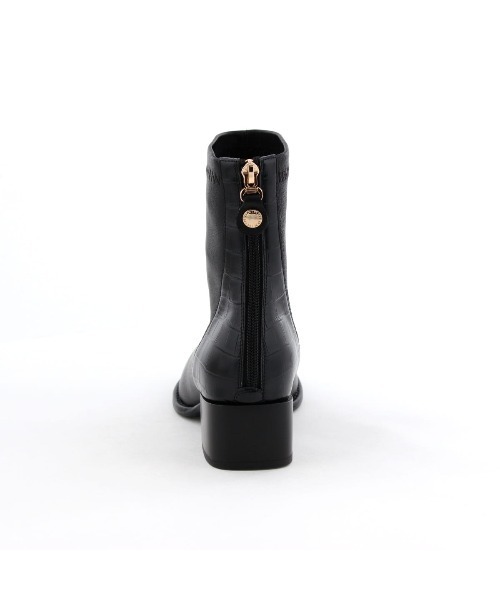「HIMIKO」 ショートブーツ 25.5cm グレー レディース_画像8