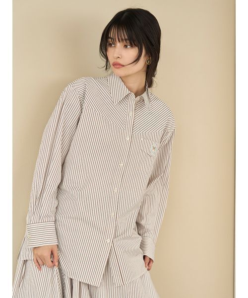 LILY BROWN Lily Bear シャツ LILY BROWN（リリーブラウン） ブラウス シャツ Lily Bearレター