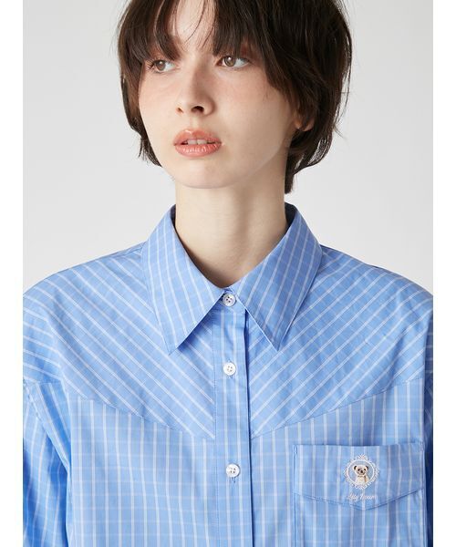 LILY BROWN（リリーブラウン） ブラウス シャツ Lily Bearレター