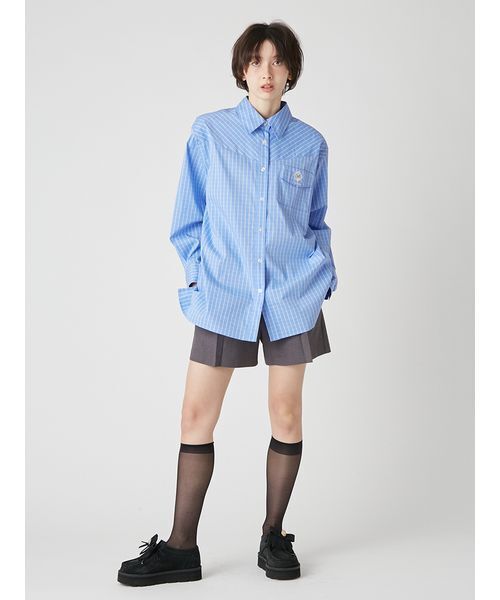 LILY BROWN（リリーブラウン） ブラウス シャツ Lily Bearレター